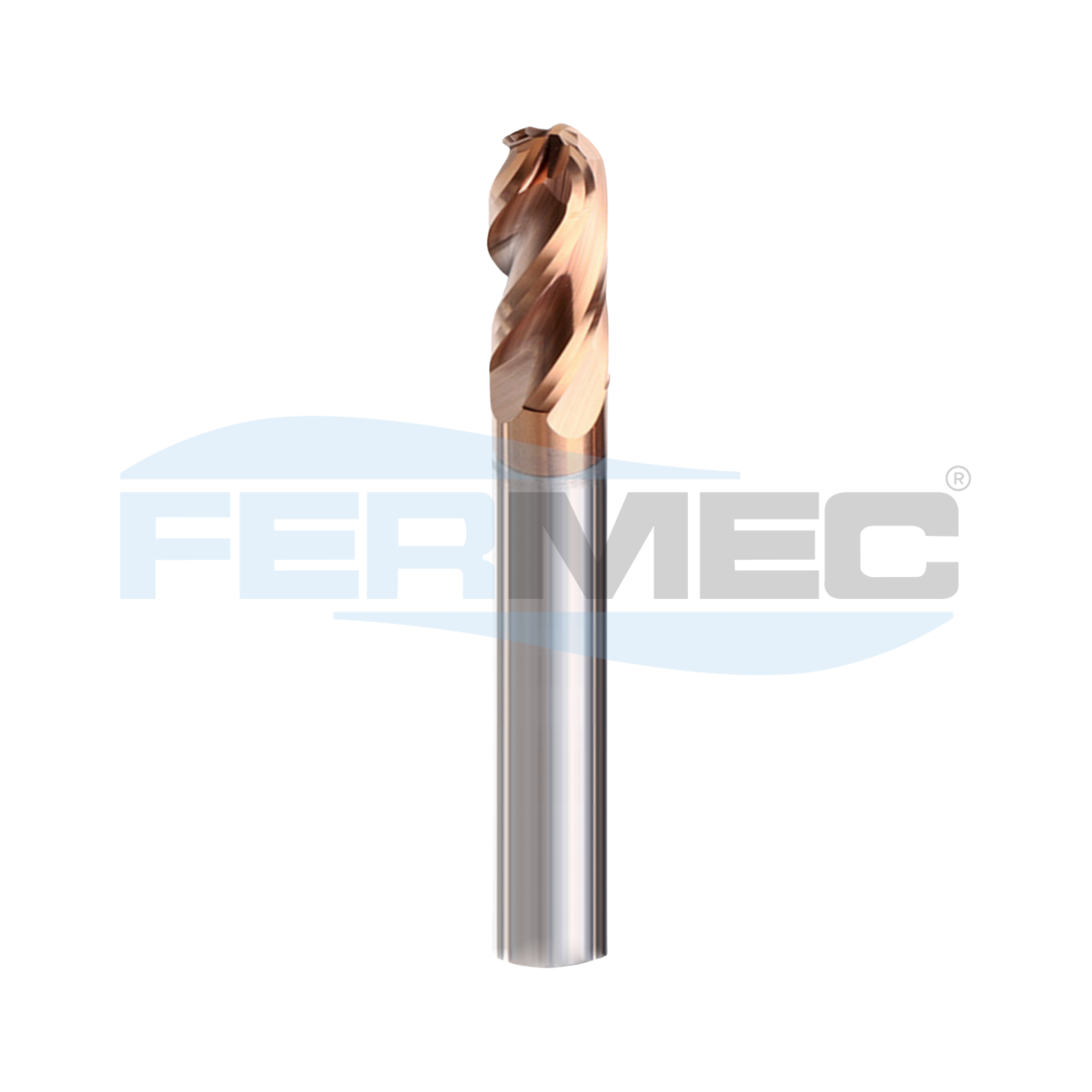 Fresa Esférica Metal Duro 4C 55HRC